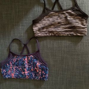 2 Zella Girl sports bras